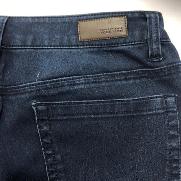 Kenneth Cole Blue High-Rise Skinny Jeans Size 6 - Picture 7 of 8
